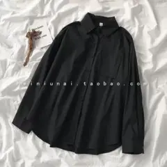 ブラック シャツ 長袖
