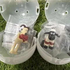 ウォレスとグルミット ガチャガチャ めじるしアクセサリー