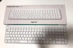 美品】Logicool K950 ワイヤレスキーボード ホワイト レシーバー付