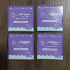 スシロー　BTS Island コラボ ステッカー4枚