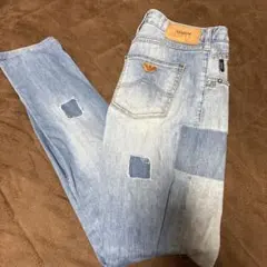 ARMANI JEANS スキニーデニム ライトブルーのサムネイル