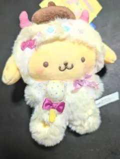 サンリオ ポムポムプリン カラフルポップモンスター マスコットホルダー