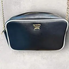 【美品】サマンサタバサ ショルダーバッグ 黒 コンパクト