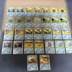 良品ポケモンカード 旧裏面 カスミのカードまとめ売り コダックなど 21