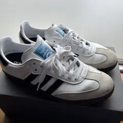 adidas Samba ホワイト/ブラック スニーカー
