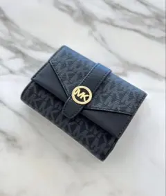 完売品 美品 マイケルコース 財布 三つ折り MKシグネチャー