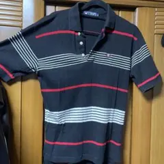 CHAPS ストライプ ポロシャツ Mサイズ