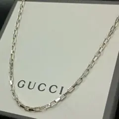 GUCCI レクタングル オーバル チェーン ネックレス 52cm グッチ - メルカリ