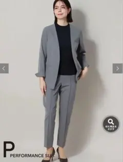お値下げしました！SUIT SQUARE／ジャケットパンツセットアップ／接触冷感