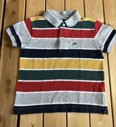 LACOSTE ストライプ ポロシャツ 8サイズ