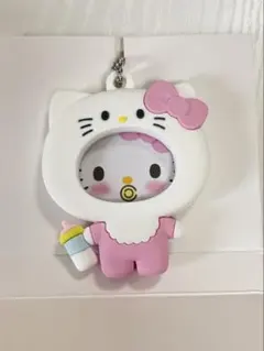 フォトバッチ付きマスコット ハローキティ