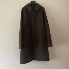 シングルブレストコート ダークブラウン メンズ Mサイズ