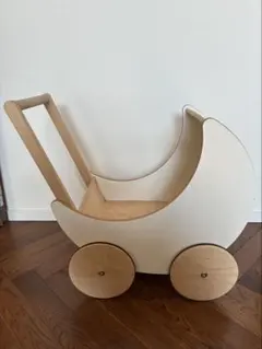 無印良品 四輪車 木製 室内用 三輪車 乗用 ナチュナル 良品 廃盤品