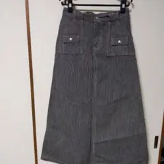 ナショナルスタンダード　ヒッコリーロングスカート