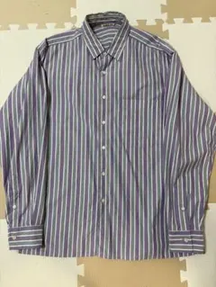 AURALEE WASHED FINX TWILL STRIPE SHIRTSのサムネイル
