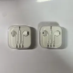 Apple純正イヤホン　2個セット　イヤホンジャックタイプ