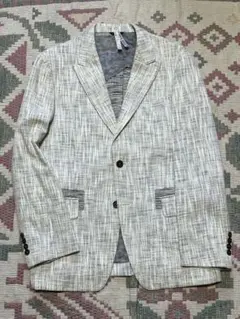 美品 LANVIN COLLECTION ホワイト ジャケット50 ランバン
