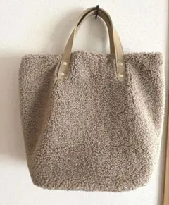 ボア トートバッグ