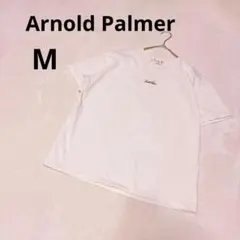 アーノルドパーマー Tシャツ ホワイト M 部屋着 作業着 ロゴのサムネイル