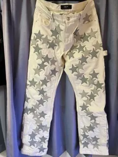 WHOVER STAR JEANS 緑 フレアパンツ drip SWAG WHOVER STAR JEANS 緑 フレアパンツ drip SWAG - メルカリ