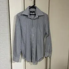 COMME CA ISM ストライプ長袖シャツ S