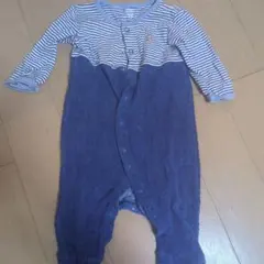 Babygro ストライプロンパース 60~75cm　ファミリア