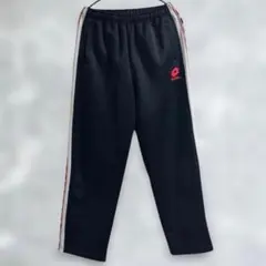 Lotto ロット トラックパンツ ジャージ ブラック 160 Sサイズ 黒のサムネイル