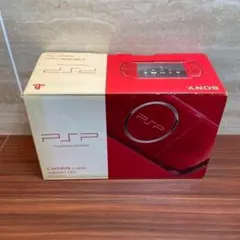 PSP PSP3000 本体 ラディアント レッド ほぼ新品 3711