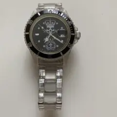 A&G 腕時計　ベルト　スケルトン