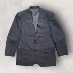 グレー テーラードジャケット 2つボタン