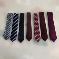 【1月28日まで値下げ中】ネクタイ　７本セット