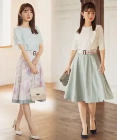 期間限定お値下げ＊新品未開封＊トッコ クローゼット 花柄 リバーシブル スカート