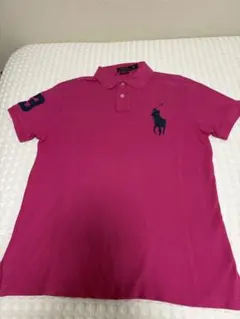 polo Ralph Lauren ビッグポニー ピンク ポロシャツ 90s - メルカリ