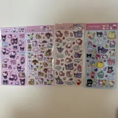サンリオ　ラメ入り樹脂もりシール