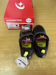 ムーンスター バネのチカラ SUPERSTAR K1044 ブラック 16cm