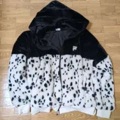 FILAフェイクファーパーカーブルゾン
