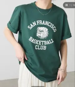 Tシャツ　緑　グリーン　未使用のサムネイル