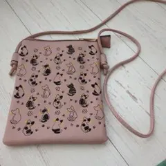 ネコ柄ポシェット