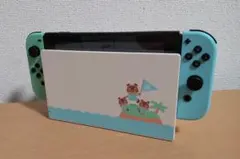 【中古品】任天堂Switch 本体（あつもり版）と別売コントローラ