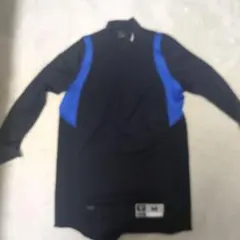 Nike DRI-FIT ハイネック アンダーシャツ M 黒/青