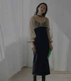 Ameri VINTAGE MANY WAY AIRY VEIL DRESS S - メルカリ