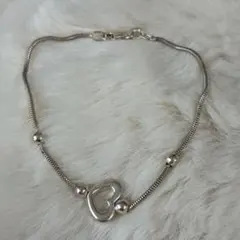 80s ヴィンテージ スターリングシルバー パドロックブレスレット