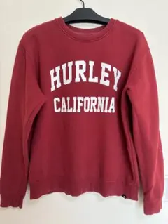 Hurley 赤 トレーナー Lサイズ カリフォルニア