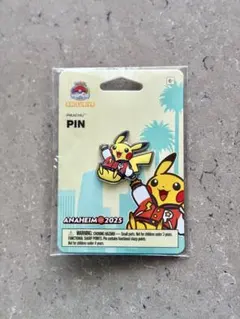 ポケモンカード　ピンズ　WCS2025 アナハイム WCS2025 ポケモンカード アナハイム】 ピカチュウピンズ - メルカリ