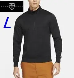 C新品 L ナイキDri-FIT ハーフジップゴルフウェア DH0987