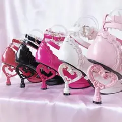 平成雪姫 ハートヒールロココシューズ