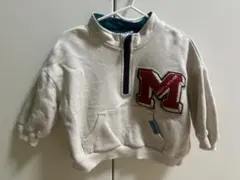 BREEZE ミッキー ハーフジップ トレーナー 80cm