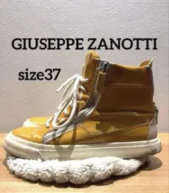 ZANOTTI ジュゼッペザノッティ　レザーエナメルスニーカーのサムネイル