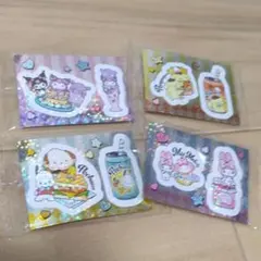 サンリオキャラクターズシールチョコレート ステッカー 4枚入り