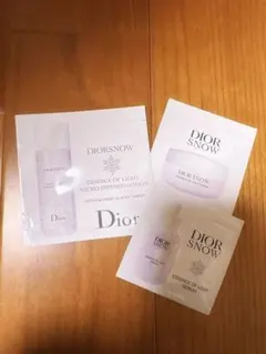 ディオール スノー サンプル 化粧水 美容液 クリーム